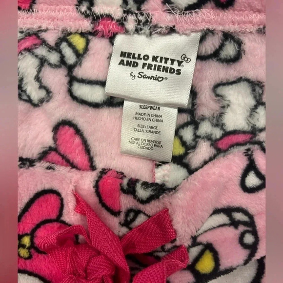 Hello Kitty Pajama Pants Size L NWT - Picture 4 of 8